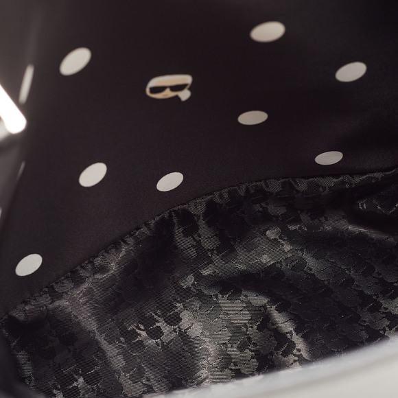 KARL LAGERFELD Black Leather Hobo - Picture 7 of 8